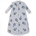 thumbnail image 4 of Hudson Baby Infant Boy Long-Sleeve Fleece Sleeping Bag, Blue Penguin, 0-9 Months, 4 of 4