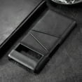 thumbnail image 4 of ELEHOLD for Google Pixel 6 Pro Case, Google Pixel 6 Pro Wallet Case with Credit Card Holder, Slim PU Leather Hard Card Pocket Back Cover Shockproof Protective Case,Black, 4 of 4