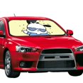 thumbnail image 2 of Windshield Sun Shade Foldable Car Front Window Sunshade For Car Suv Trucks Vans - Best Heat Shield Blocker Visor Cover Blocks Uv Rays And Keeps Your Vehicle Cool-Small, 2 of 5