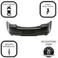 thumbnail image 3 of DCP Primed Rear Bumper Cover Fascia for 2011-2014 Dodge Avenger 11-14 CH1100961, 3 of 6
