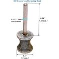 thumbnail image 3 of 2 Pack Diamond Nail Grinder Bits for Rotary Tool Dog Nail Trimmer Tools Fits Dremel and Many Others, 3 of 5