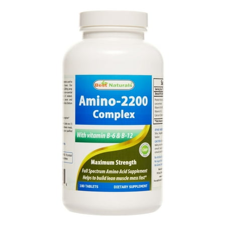 Best Naturals Amino-2200 Capsules, 180 Ct