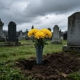 thumbnail image 6 of Flower Vase with Sturdy Spikes/Stakes Outdoor Artificial or Fresh Flower Holder Decoration, 6 of 6