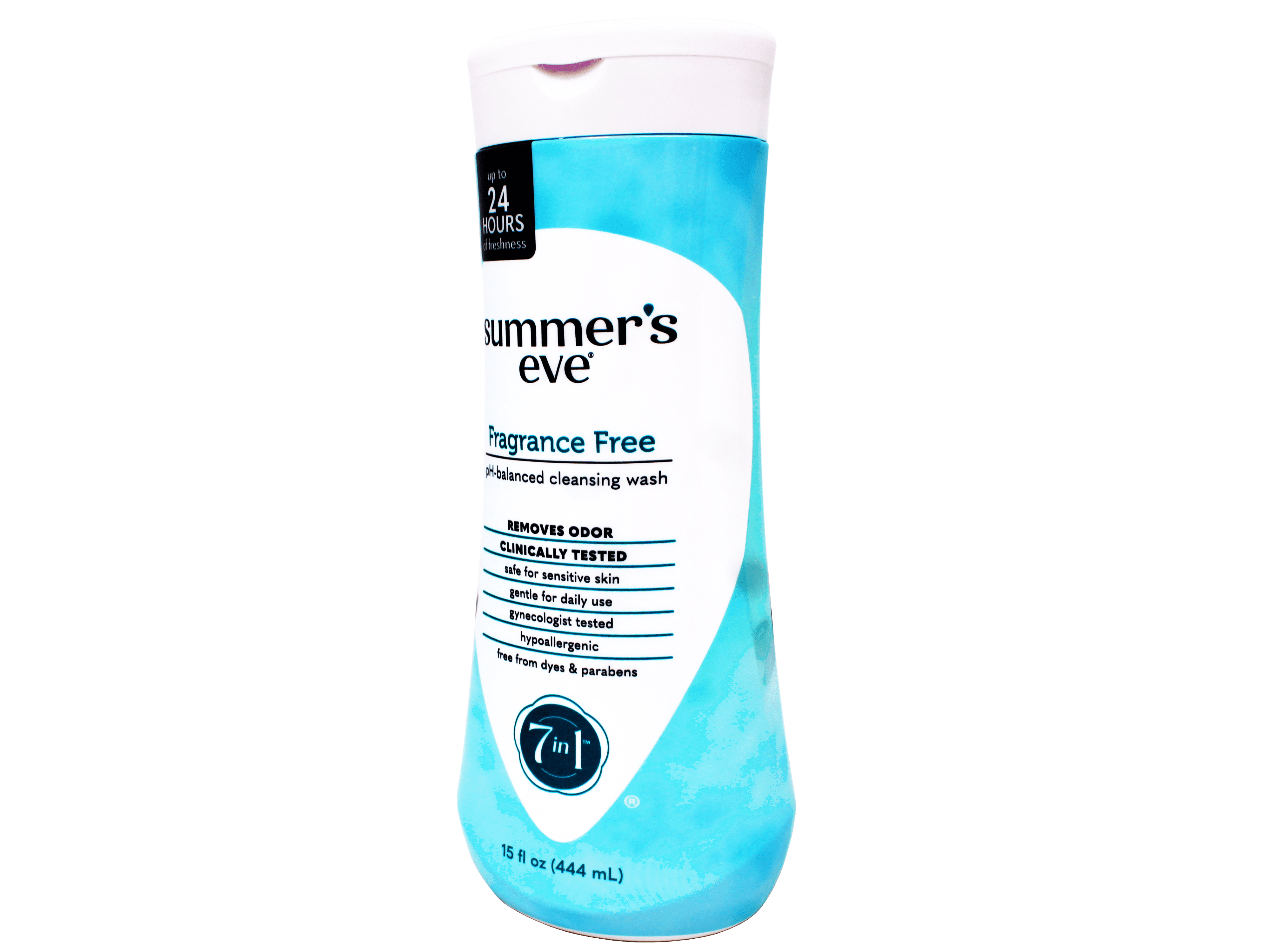 Summer's Eve Fragrance Free Feminine Cleansing Wash - 15 fl oz,  Pack of 4