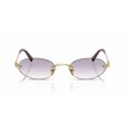 thumbnail image 3 of Miu Miu A54S - 51 5AK040 - Sunglasses - Gold/Gray Gradient-, 3 of 3
