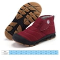 thumbnail image 2 of Botas de nieve Botas Mujer Hombre Nieve Resistente Al Agua Zapatos De Invierno Botines (40) Rojo Ndcxsfigh Tenis De Mujer Tenis De Hombre, 2 of 5