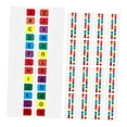 thumbnail image 4 of HOMEMAXS 30 Sheets Multi Color Alphabet Tabs Page Markers for Decoration PET Material Sticky Book Flags, 4 of 8