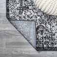 thumbnail image 6 of JONATHAN Y MODERN PERSIAN 4 x 6 Area Rug, Boho Vintage Trellis - Black/Ivory, MDP205B-4, 6 of 9