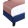 thumbnail image 6 of Pemberly Row Bailey Navy Blue Tufted Queen Platform Panel Bed, 6 of 8