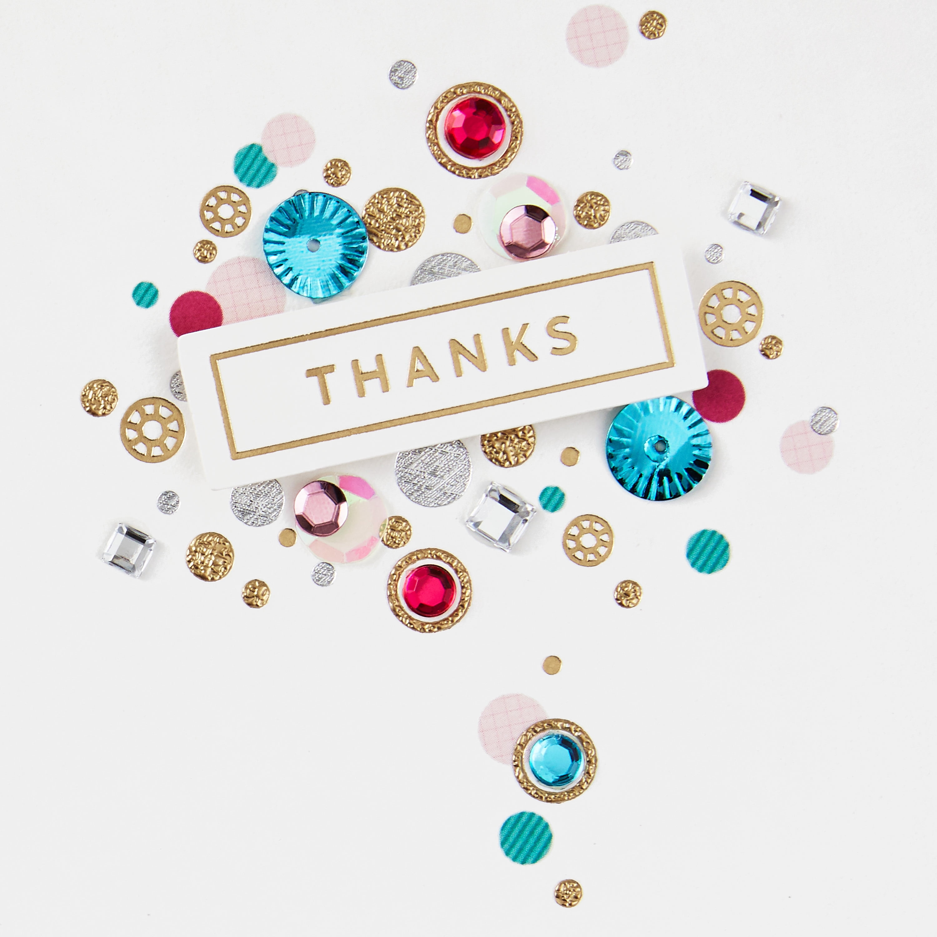 Hallmark Signature Studio Collection Thank-You Greeting Card (Gemstones)