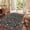 Brick Red, variant on Nanan 2'x6' Vintage Floral Ornate Washable Indoor Area Rug, Stain Resistant Low Pile Traditional Carpet for Living Room Bedroom Dining Room, Brick Red