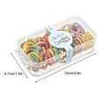 thumbnail image 3 of Miorin Under $5 60Pcs Colorful Elastic Hair Bands, Soft Ponytail Holders for Women, Stretchy Non Slip Hair Ties, Daily Hair Accessories for All Hair Types, Multicolor Heardband, 3 of 7