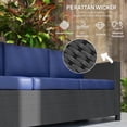 thumbnail image 3 of Amazon US High-Quality Listing for 3-Seat Rattan Wicker Sofa (Indoor & Outdoor Use), 3 of 7