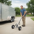 thumbnail image 4 of Tow Tuff Dual-Pull Trailer Dolly Cart with 12 Inch Flat-Free Tires, Steel Frame, Black, 4 of 5
