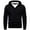 Black, variant on Knit Sweater for Men Fall Winter Warm Casual Solid Color Long Sleeve Base Layer Hooded Sweater