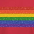 thumbnail image 3 of CafePress - Glitter Rainbow Pride Flag Dark T Shirt - Men's Classic Graphic Cotton T-Shirt, 3 of 4
