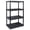 4 Shelf, variant on XL Heavy-Duty Storage Shelves, Knect-A-Shelf 5-Shelf Ventilated Storage Shelving Rack for Home Organization, Black