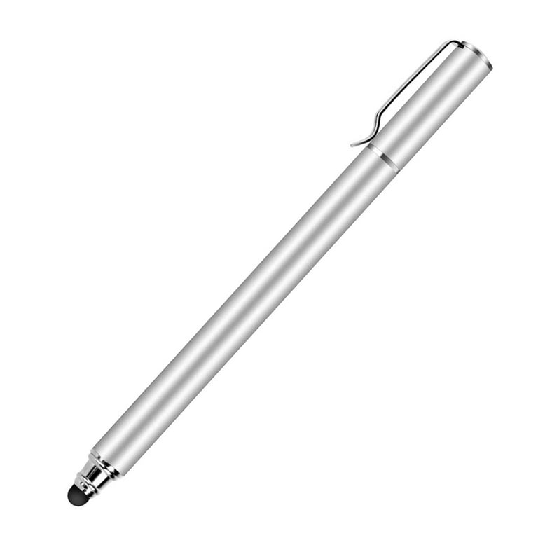 Touch Screen Pen Stylus for Samsung Galaxy A14 5G Phone - Fiber Tip  Aluminum Lightweight Silver Color W5Y Compatible With Galaxy A14 5G Model