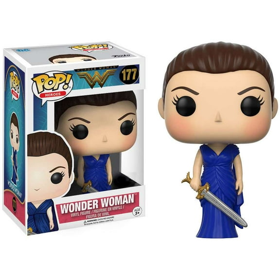 DC Funko POP! Movies Wonder Woman Vinyl Figure (Blue Dress)