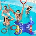 thumbnail image 6 of JoyStone Pool Toys Games Set, Floating Basketball Hoop Inflatable Cross Ring Toss Game Toys for Kids Adults, Summer Party Swimming Pool Water Games, 6 of 8