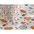 thumbnail image 4 of Ambesonne Ghost Quilted Bedspread Set 3 Pcs, Halloween Party Cartoon Style, King Size, Multicolor, 4 of 5