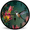 HJ-09, variant on Lucidhisun Colorful Retro Blocks Wall Clocks Silent Non-Ticking Battery Operated Clock 10inch, Wood Round Wall Clock for Bathroom Decorative for Living Room,Kitchen,Office