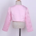 thumbnail image 7 of Aislor Kids Girls Long Sleeves Short Bolero Flower Girl Shrug Cardigan Wedding Prom Pageant Cover Up Sweater, 7 of 7
