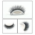 Selfadhesive False Eyelashes Reusable Natural 3D Lashes Curly Stick On