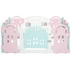 Dream On Me 12 Panel Rumi Play Pen/ Playpen / Playard Pink and Blue