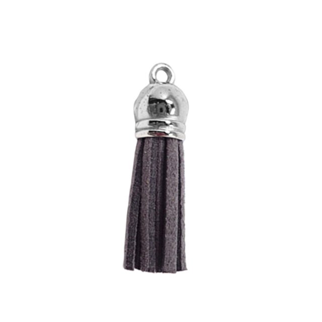 Charmas del llavero creative delicado llavero colgante de llaves decoración de bolsas simples decoración de la embarcación de borde accesorio de bricolaje 28 piezas gris oscuro Inevent HA059646-04B