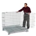thumbnail image 4 of Global Industrial Folding Wire Container, 2000 Lb Capacity, 48"L x 40"W x 36-1/2"H, 4 of 6