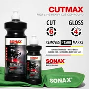 SONAX CutMax 8.5oz - Corrective Compound - Paint Correction Compound/Polish - Step 1