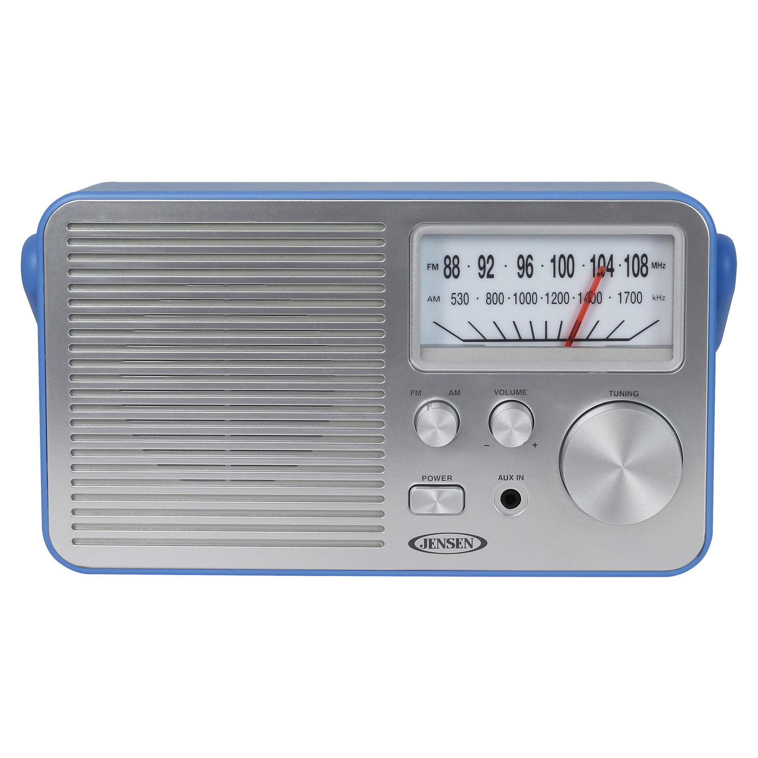 Jensen MR-750 Portable AM/FM Radio, Blue photo 2
