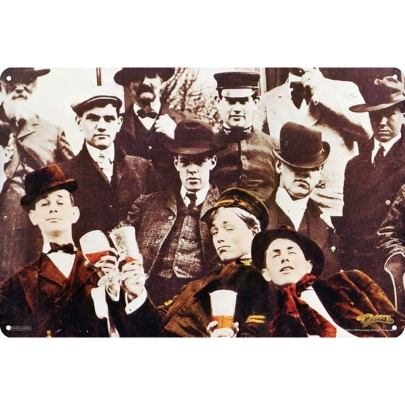 Cheers Tv Show Opening Credits Poster Retro Metal Tin Sign Vintage Aluminum Sign - 90s Sitcom Vintage Wall Decor for Bar, Retro TV Lounge 8x12 Inch