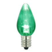 C7 Green Twinkle TranspLED Bulb 25/Box
