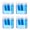 Blue, variant on MTBLYS Transparent Pencil Sharpener for | Dual Hole Pencil Planer with Carbon Steel Blade | Leak-Proof Shavings Container | Portable Handheld Sharpener for | 2.5 X 1.5 X 1 Inches | 1 Pack Supplies