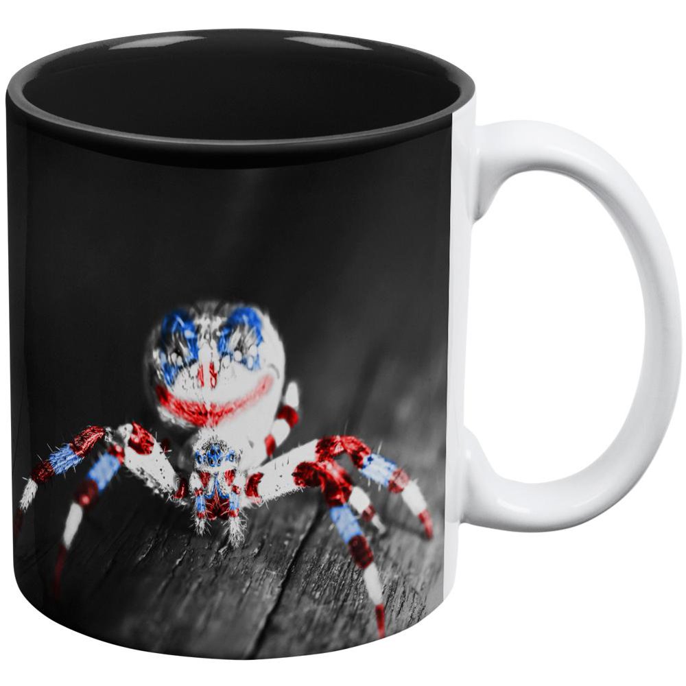 Patriotic Killer Clown Spider Of Halloween All Over Coffee