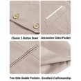 thumbnail image 5 of COOFANDY Men's V-Neck Sleeveless Business Suit Vests Slim Fit Wedding Waistcoat, 5 of 6