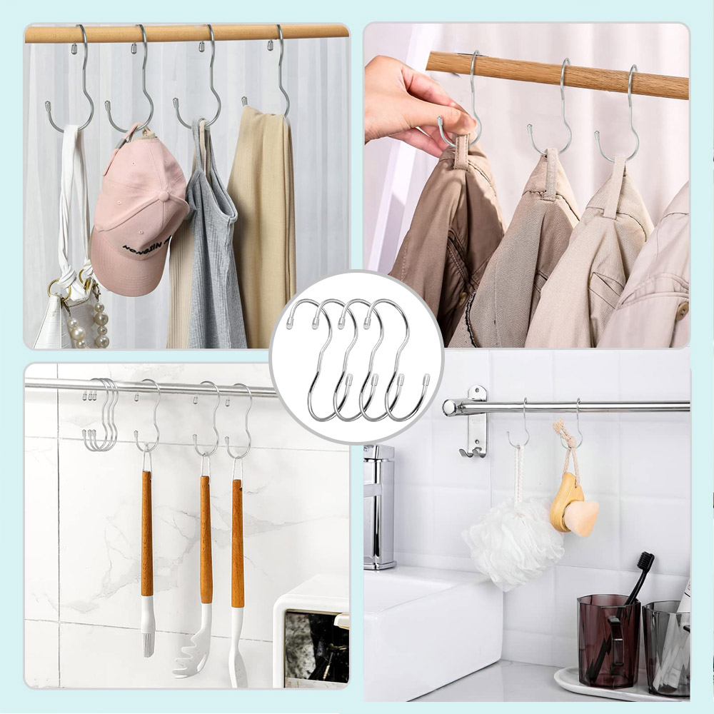  Space Saving Hanger Hooks Clothes Hanger Connector Hooks AS-SEEN -ON-TV, 18PCS Triangle Hooks for Saving Closet Space Closet Organizers  Space Savers (Bear) : Home & Kitchen