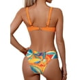 thumbnail image 6 of Family Matching Summer Swimwear Women and Girl Two Piece Bikini Set Men and Boy Swim Trunks, 6 of 7