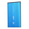 thumbnail image 1 of 2.5 Inch SATA to USB 3.0 External Hard Drive Enclosure - Aluminum Alloy Shell, High-Speed Data Transfer, Compatible with 7/9.5mm HDD/SSD, Lightweight (55g) Design, Blue Color Option (HDD Not Included), 1 of 7