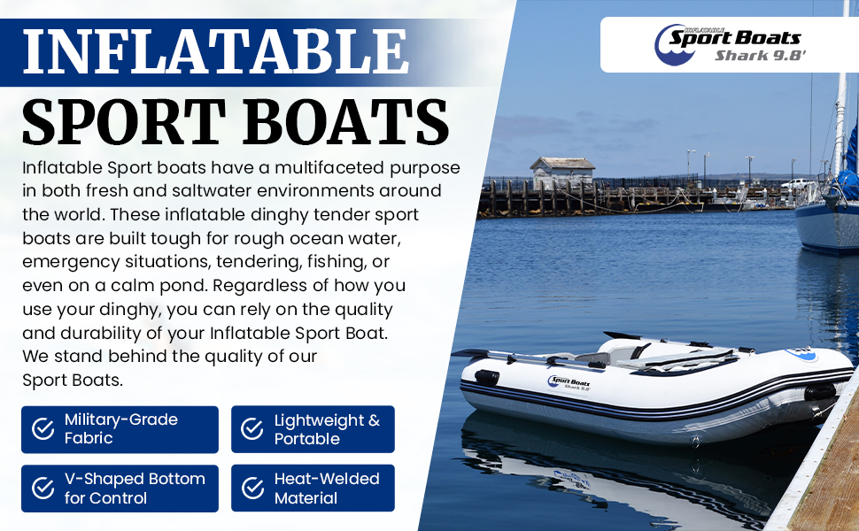 Shark 9.8 Aluminum Floor Sport Boat