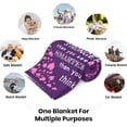 thumbnail image 5 of 100 Birthday Decorations, 100th Birthday Gifts for Women, Gift for 100 Year Old Female,100th Birthday Gifts Ideas for Grandma, Mom, Friend, Wife, Blanket (50 X 60 Inches), 5 of 6