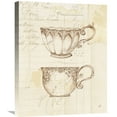 thumbnail image 1 of Global Gallery's 'Authentic Coffee V' by Daphne Brissonnet Stretched Canvas Wall Art, 1 of 4