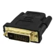 thumbnail image 1 of Conector Adaptador Dvi-d O Dvi-i Macho A Hdmi Hembra Fullhd (Reacondicionado), 1 of 2