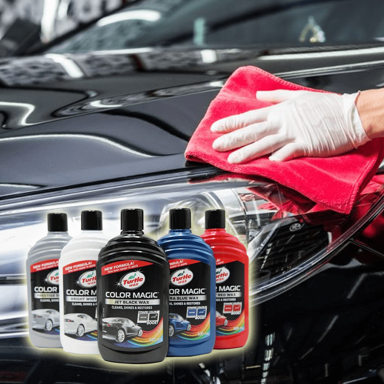 Turtle Wax Color Magic Car Polish, Shine and Scratch Remover, Red