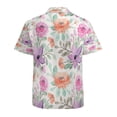 thumbnail image 3 of High Quality Hawaiian Shirts for Men Short Sleeve Aloha Beach Shirt Floral Summer Casual Button Down Shirts Blouses QNFHXN, 3 of 7