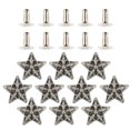thumbnail image 3 of FRCOLOR DIY Spike 10 Pcs Creative Zinc Alloy Decorative Rivets DIY Homemade Product Accessories (Silver),0.59"X0.59"X0.2", 3 of 4
