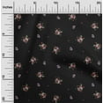 thumbnail image 1 of oneOone Georgette Viscose Fabric Leaves & Flower Floral Print Fabric BTY 42 Inch Wide, 1 of 4