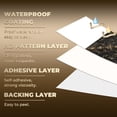 thumbnail image 6 of Baroque Peel and Stick Wallpaper Embossed Baroque Medallion Gold Dramatic Lighting Wall Mural 23.6in x 9.8ft Self Adhesive Removable Wall Paper Renter Friendly Wallpaper for Bedroom, 6 of 8